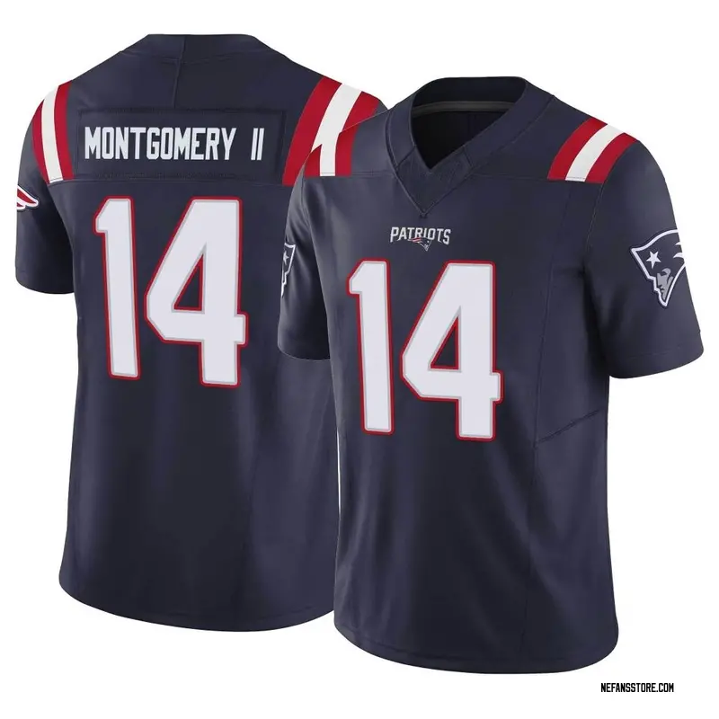 Men's Nike New England Patriots Tucker Addington Red Vapor Untouchable  Alternate Jersey - Elite