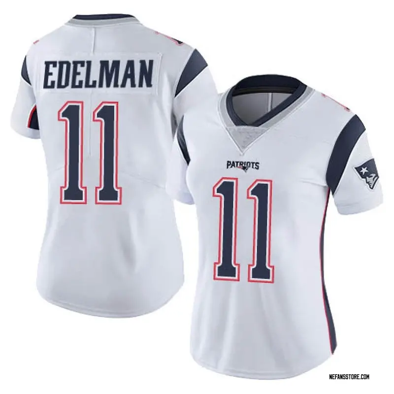 Nike Men's New England Patriots Julian Edelman #11 White Game